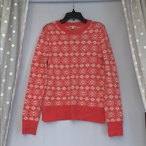 GAP Coral patterned sweater